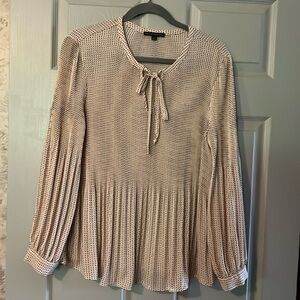 Beautiful feminine pink with black dots Blouse